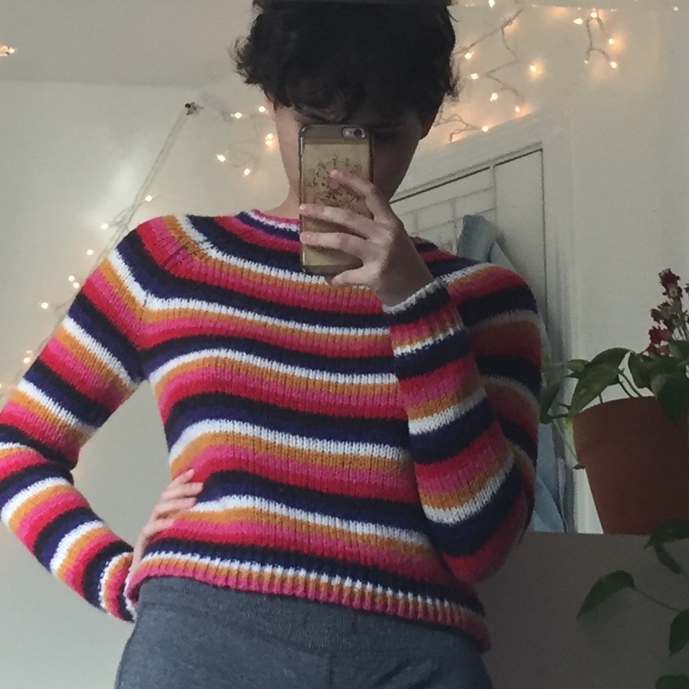 Colorful Striped Sweater